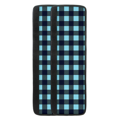 Blue Buffalo Check Pattern Print Refrigerator Handle Covers