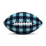 Blue Buffalo Check Pattern Print Rugby Ball