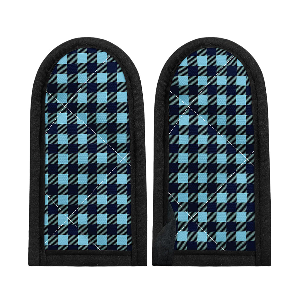 Blue Buffalo Check Pattern Print Skillet Handle Cover