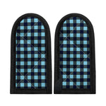 Blue Buffalo Check Pattern Print Skillet Handle Cover