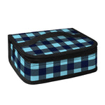 Blue Buffalo Check Pattern Print Small Lunch Bag