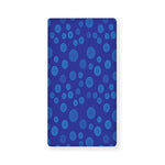 Blue Bullseye Target Pattern Print Baby Crib Sheet