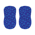 Blue Bullseye Target Pattern Print Bar Stool Covers