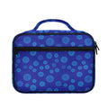 Blue Bullseye Target Pattern Print Briefcase Bible Bag