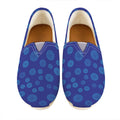 Blue Bullseye Target Pattern Print Casual Shoes