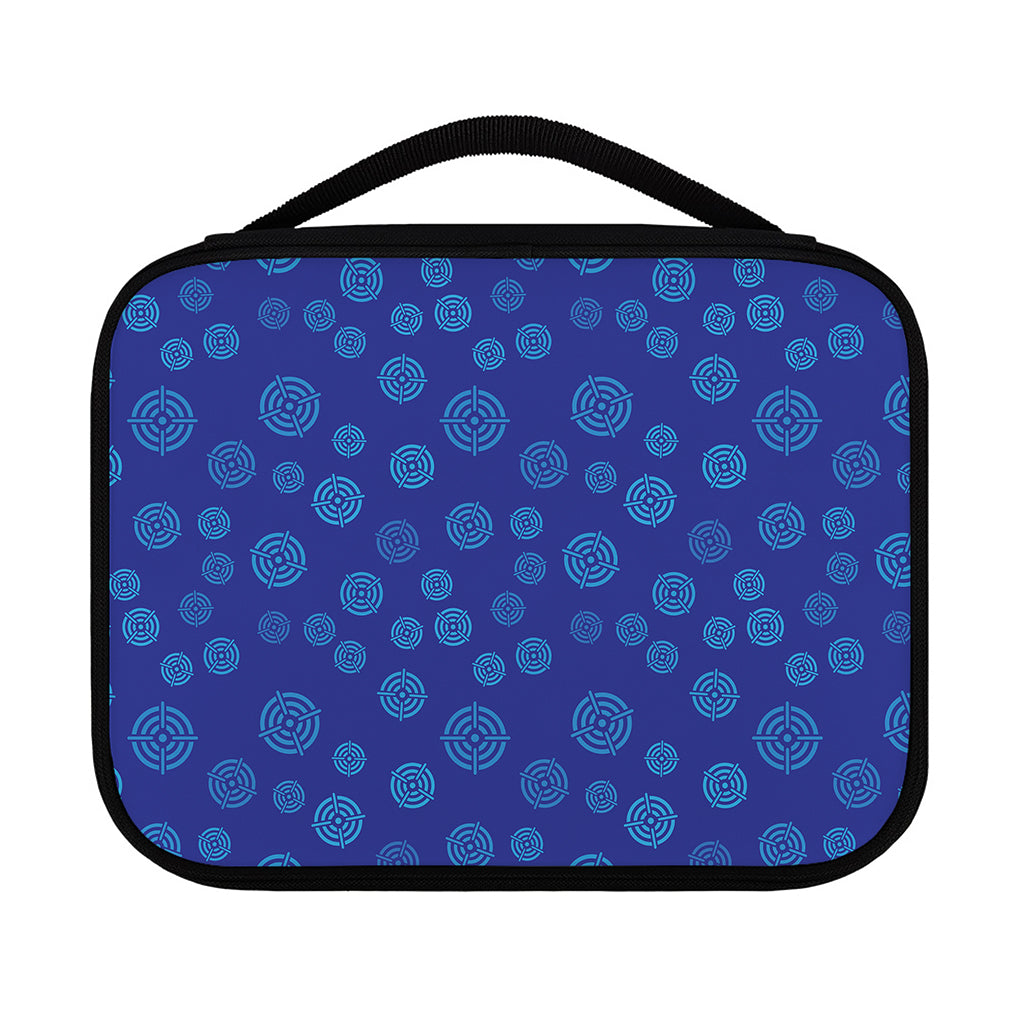 Blue Bullseye Target Pattern Print Classic Bible Case
