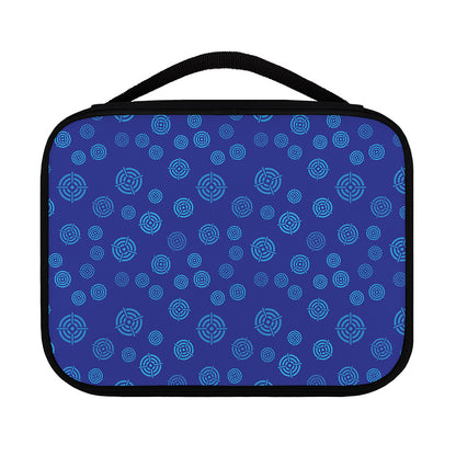 Blue Bullseye Target Pattern Print Classic Bible Case
