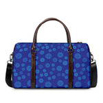 Blue Bullseye Target Pattern Print Duffle Bag