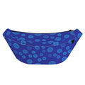 Blue Bullseye Target Pattern Print Fanny Pack
