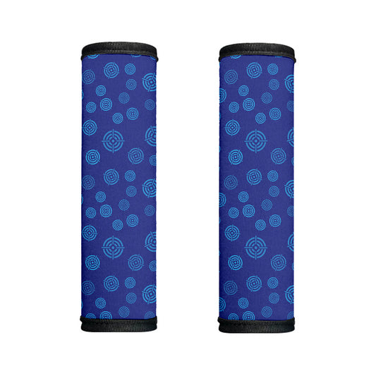Blue Bullseye Target Pattern Print Handle Covers