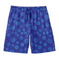 Blue Bullseye Target Pattern Print Men's Swim Trunks
