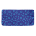 Blue Bullseye Target Pattern Print Towel