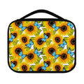 Blue Butterfly Sunflower Pattern Print Classic Bible Case