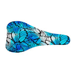Blue Butterfly Wings Pattern Print Bicycle Seat Cover