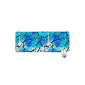 Blue Butterfly Wings Pattern Print Extended Mouse Pad