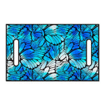 Blue Butterfly Wings Pattern Print Golf Cart Seat Cover