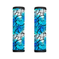 Blue Butterfly Wings Pattern Print Handle Covers