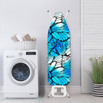 Blue Butterfly Wings Pattern Print Ironing Board Cover