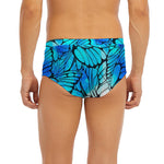 Blue Butterfly Wings Pattern Print Men's Briefs