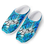 Blue Butterfly Wings Pattern Print Mesh Casual Shoes
