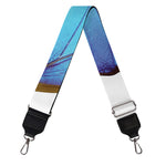 Blue Butterfly Wings Print Bag Strap