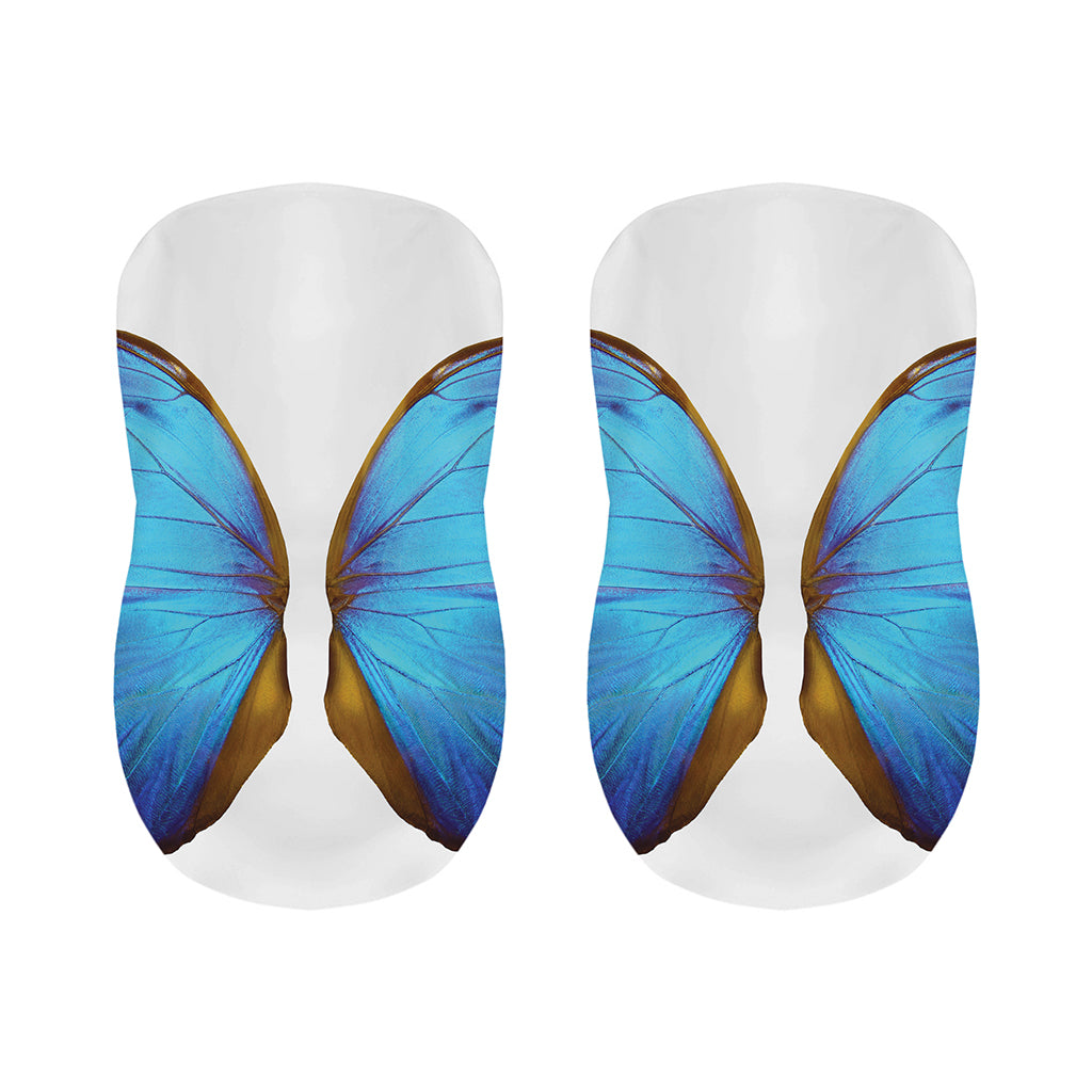 Blue Butterfly Wings Print Bar Stool Covers