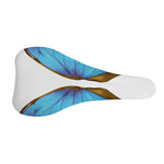 Blue Butterfly Wings Print Bicycle Seat Cover