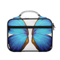 Blue Butterfly Wings Print Briefcase Bible Bag