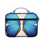 Blue Butterfly Wings Print Briefcase Bible Bag