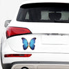 Blue Butterfly Wings Print Car Sticker