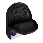 Blue Butterfly Wings Print Casual Backpack