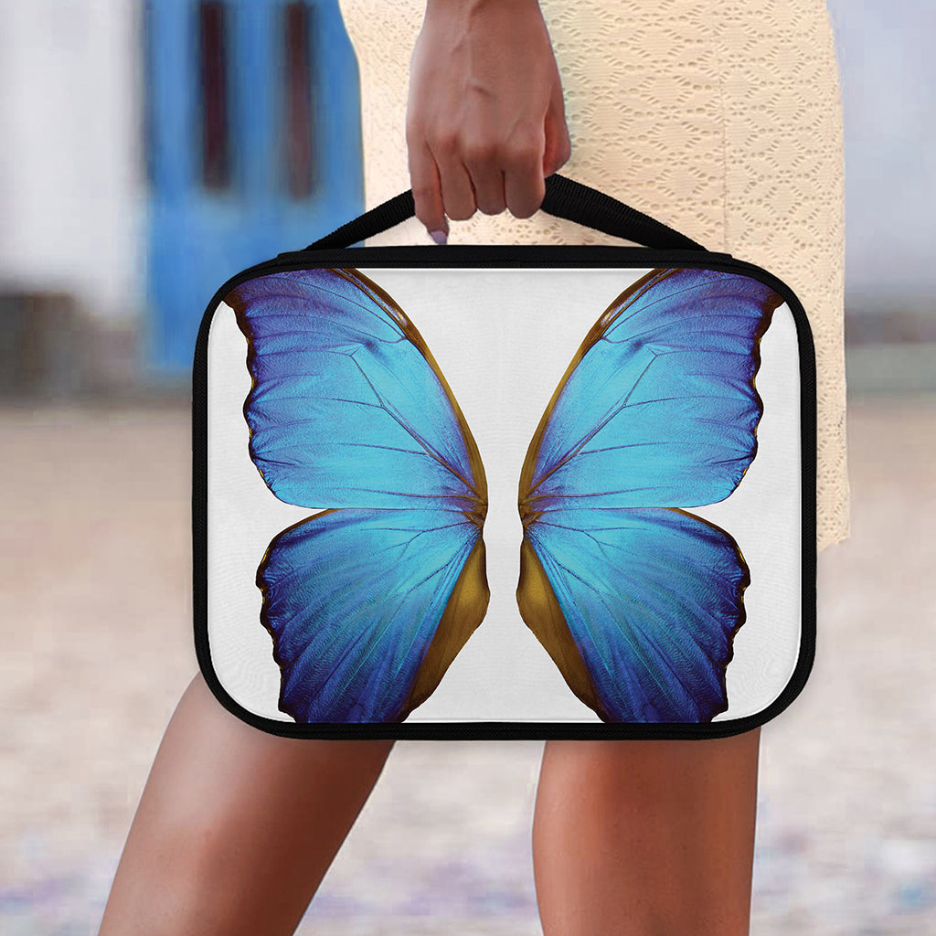 Blue Butterfly Wings Print Classic Bible Case