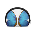 Blue Butterfly Wings Print Coin Purse