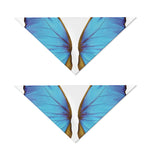 Blue Butterfly Wings Print Dog Bandana