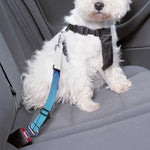 Blue Butterfly Wings Print Dog Seat Belt