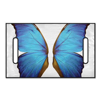 Blue Butterfly Wings Print Golf Cart Seat Cover