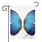 Blue Butterfly Wings Print House Flag