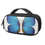 Blue Butterfly Wings Print Insulin Cooler Travel Case
