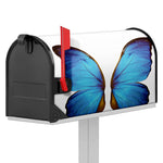 Blue Butterfly Wings Print Mailbox Cover
