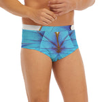 Blue Butterfly Wings Print Men's Briefs