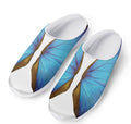 Blue Butterfly Wings Print Mesh Casual Shoes