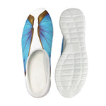 Blue Butterfly Wings Print Mesh Casual Shoes