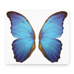 Blue Butterfly Wings Print Mouse Pad