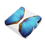 Blue Butterfly Wings Print Outdoor Seat Cushion Cover