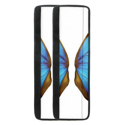 Blue Butterfly Wings Print Refrigerator Handle Covers