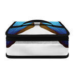 Blue Butterfly Wings Print Small Lunch Bag