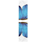 Blue Butterfly Wings Print Table Runner