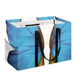 Blue Butterfly Wings Print Utility Tote Bag