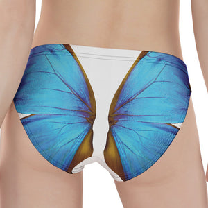 Blue Butterfly Wings Print Women's Panties