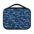 Blue Camouflage Knitted Pattern Print Classic Bible Case